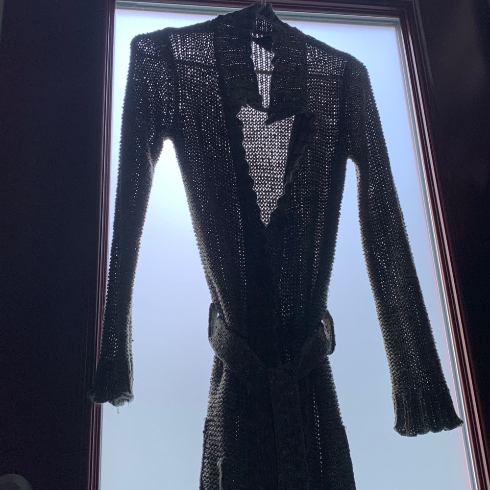 BCBGMaxAzria Olive Knit Cardigan